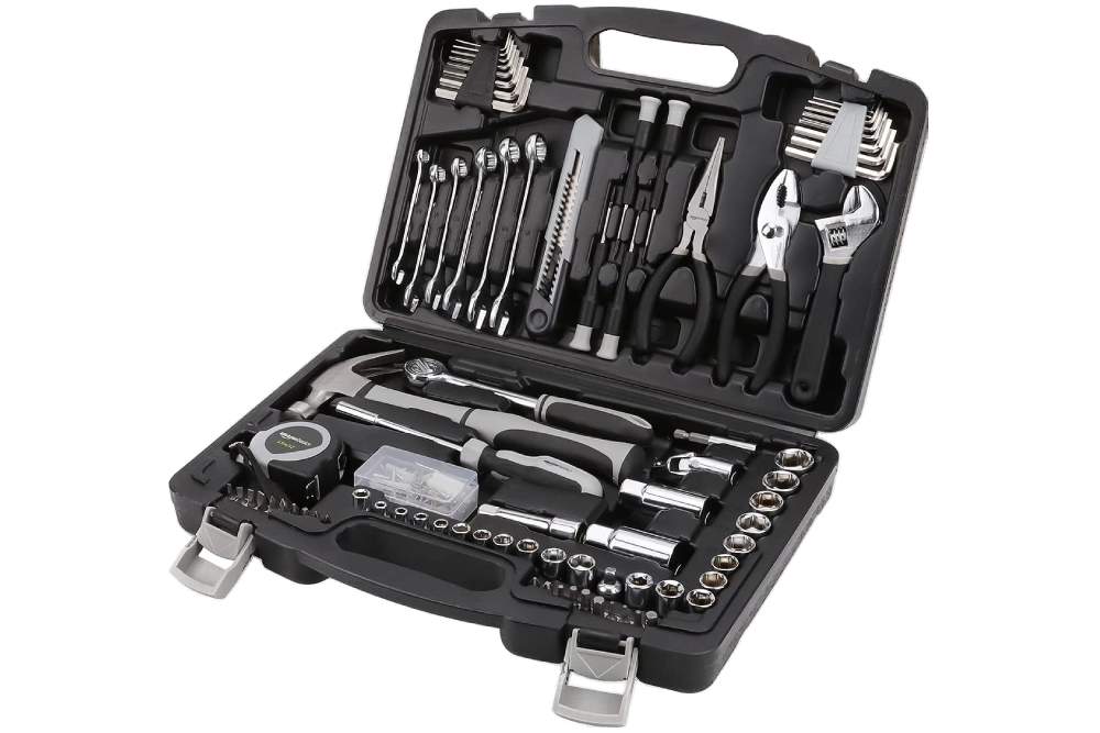 General Household Home Repair and Mechanic's Hand Tool Kit Set image